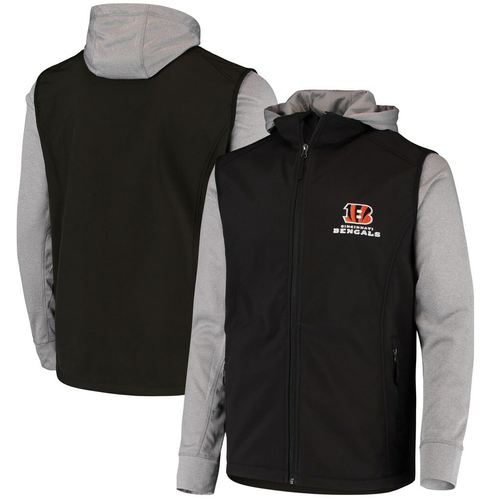 Cincinnati Bengals Dunbrooke Alpha Full-Zip Jacket - Black/Gray Jackets