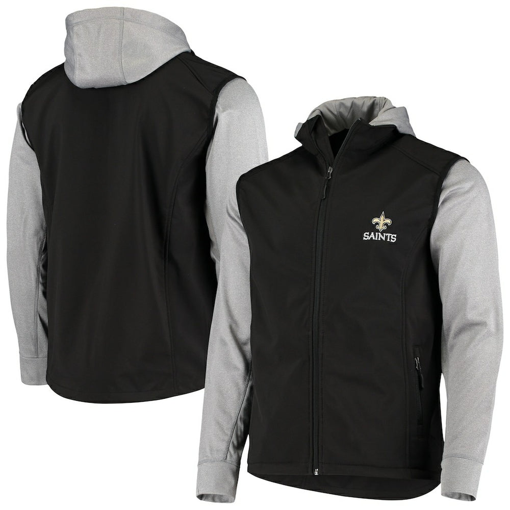 New Orleans Saints Dunbrooke Alpha Full-Zip Jacket - Black/Gray Jackets