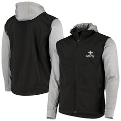 New Orleans Saints Dunbrooke Alpha Full-Zip Jacket - Black/Gray Jackets
