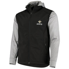 New Orleans Saints Dunbrooke Alpha Full-Zip Jacket - Black/Gray Jackets