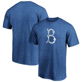 Brooklyn Dodgers Cooperstown Collection True Classics Throwback Logo Tri-Blend T-Shirt - Royal T-shirts