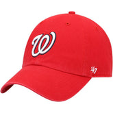 Washington Nationals '47 Clean Up Adjustable Hat - Red Hats