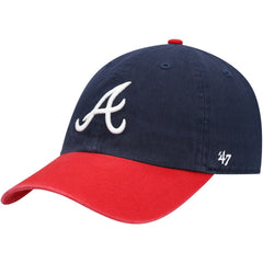 Atlanta Braves '47 Clean Up Adjustable Hat - Navy Hats