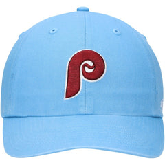 Philadelphia Phillies '47 Logo Cooperstown Collection Clean Up Adjustable Hat - Light Blue Hats