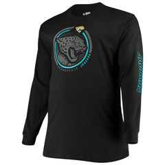 Jacksonville Jaguars Big & Tall Color Pop Long Sleeve T-Shirt - Black T-shirts