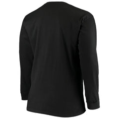Jacksonville Jaguars Big & Tall Color Pop Long Sleeve T-Shirt - Black T-shirts