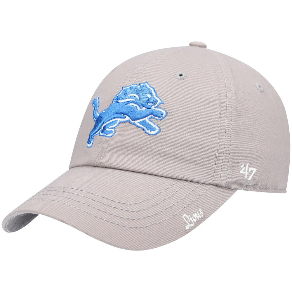 Detroit Lions '47 Women's Miata Clean Up Primary Adjustable Hat - Silver Hats