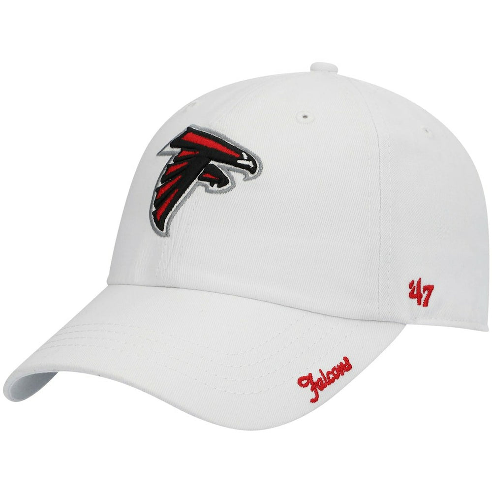 Atlanta Falcons '47 Women's Miata Clean Up Logo Adjustable Hat - White Hats