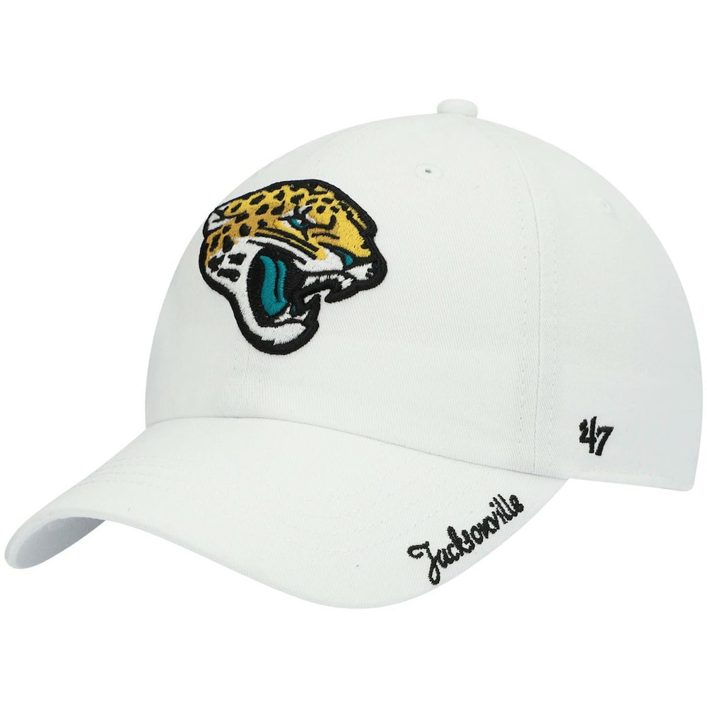 Jacksonville Jaguars '47 Women's Miata Clean Up Logo Adjustable Hat - White Hats