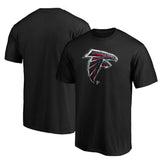 Atlanta Falcons Midnight Mascot Team Logo T-Shirt - Black T-shirts
