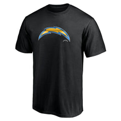 Los Angeles Chargers Midnight Mascot Team Logo T-Shirt - Black T-shirts
