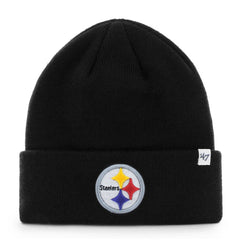 Pittsburgh Steelers '47 Primary Basic Cuffed Knit Hat - Black Hats