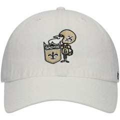 New Orleans Saints '47 Clean Up Adjustable Hat - White Hats
