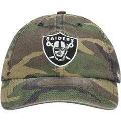 Las Vegas Raiders '47 Woodland Clean Up Adjustable Hat - Camo Hats