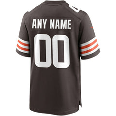 Cleveland Browns Custom Game Jersey - Brown Jerseys