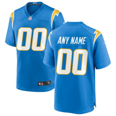 Los Angeles Chargers Custom Game Jersey - Powder Blue Jerseys