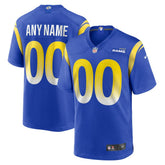 Los Angeles Rams Custom Game Jersey - Royal Jerseys