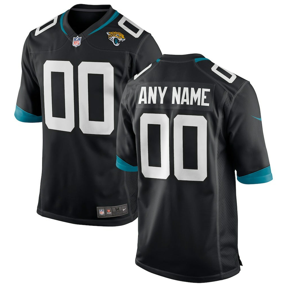 Jacksonville Jaguars Custom Game Jersey - Black Jerseys
