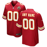 Kansas City Chiefs Custom Game Jersey - Red Jerseys