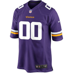 Minnesota Vikings Custom Game Jersey - Purple Jerseys