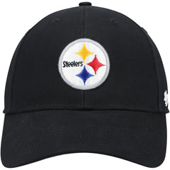 Pittsburgh Steelers '47 Youth Basic MVP Adjustable Hat - Black Hats