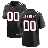 Atlanta Falcons Throwback Custom Game Jersey - Black Jerseys