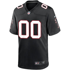 Atlanta Falcons Throwback Custom Game Jersey - Black Jerseys