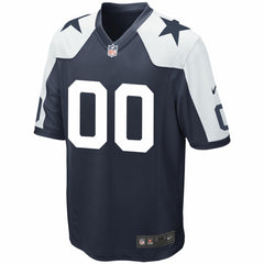 Dallas Cowboys Alternate Custom Game Jersey - Navy Jerseys