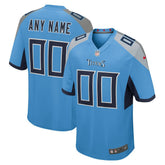 Tennessee Titans Alternate Custom Game Jersey - Light Blue Jerseys