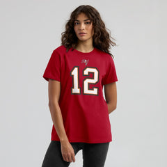 Tom Brady Tampa Bay Buccaneers Women's Name & Number T-Shirt - Red T-shirts