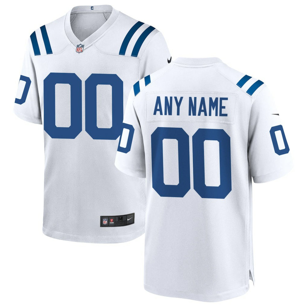 Indianapolis Colts Custom Game Jersey - White Jerseys