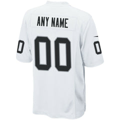 Las Vegas Raiders Custom Game Jersey - White Jerseys