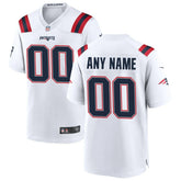 New England Patriots Custom Game Jersey - White Jerseys