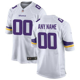 Minnesota Vikings Custom Game Jersey - White Jerseys