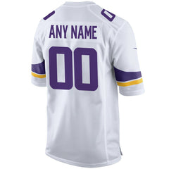 Minnesota Vikings Custom Game Jersey - White Jerseys