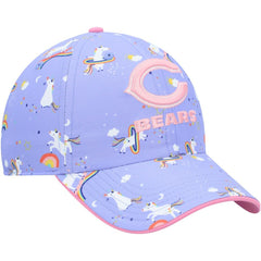 Chicago Bears '47 Girls Preschool Unicorn Clean Up Adjustable Hat - Purple Hats