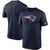 New England Patriots Logo Essential Legend Performance T-Shirt - Navy T-shirts