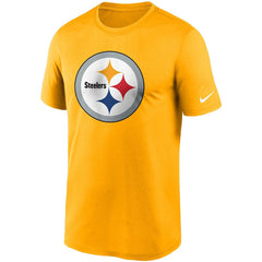 Pittsburgh Steelers Logo Essential Legend Performance T-Shirt - Gold T-shirts
