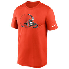 Cleveland Browns Logo Essential Legend Performance T-Shirt - Orange T-shirts