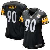 T.J. Watt Pittsburgh Steelers Women's Game Jersey - Black Jerseys