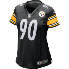 T.J. Watt Pittsburgh Steelers Women's Game Jersey - Black Jerseys