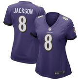 Lamar Jackson Baltimore Ravens Women's Game Jersey - Purple Jerseys
