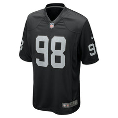 Maxx Crosby Las Vegas Raiders Game Jersey - Black Jerseys