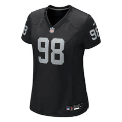 Maxx Crosby Las Vegas Raiders Women's Jersey - Black Jerseys