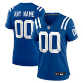 Indianapolis Colts Women's Custom Game Jersey - Royal Jerseys