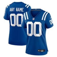 Indianapolis Colts Women's Custom Game Jersey - Royal Jerseys