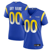 Los Angeles Rams Women's Custom Game Jersey - Royal Jerseys