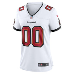 Tampa Bay Buccaneers Women's Custom Game Jersey - White Jerseys