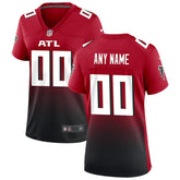 Atlanta Falcons Women's Alternate Custom Game Jersey - Red Jerseys