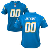 Los Angeles Chargers Youth Custom Game Jersey - Powder Blue Jerseys